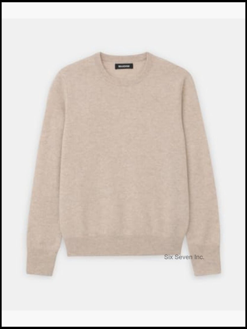 100% Pure Cashmere Crewneck Pullover Sweater - Picture 5 of 5